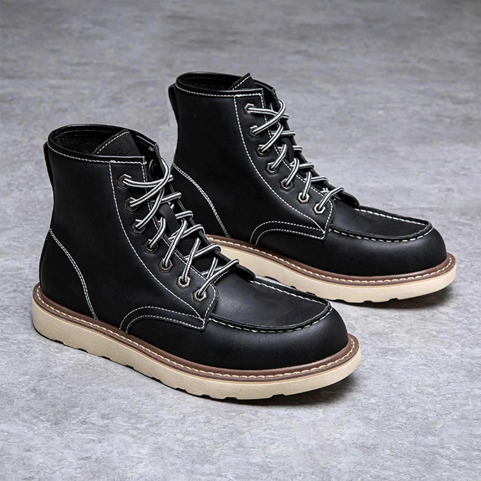 Men's 6" Soft Toe Work Boots - Classic Moc | C001
