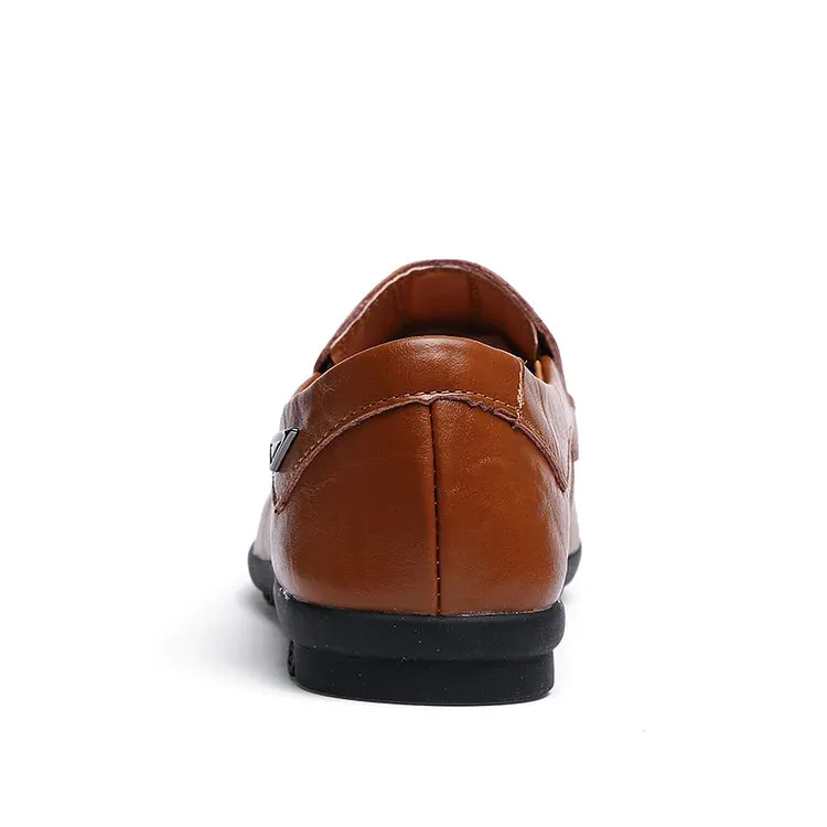 Men's Genuine Leather Loafers Shoes（50% OFF）