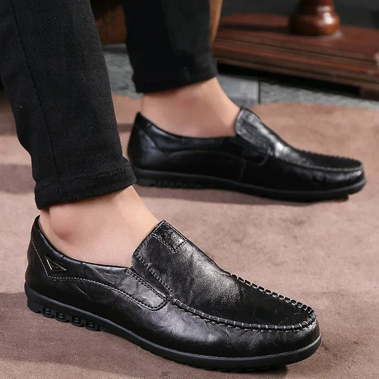 Men's Genuine Leather Loafers Shoes（50% OFF）