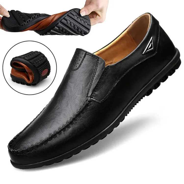 Men's Genuine Leather Loafers Shoes（50% OFF）