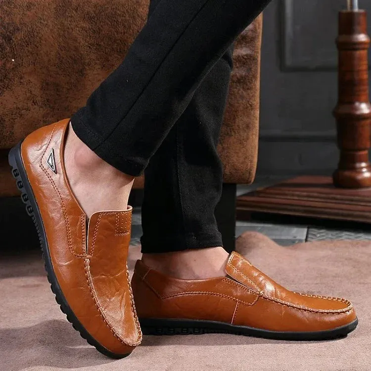 Men's Genuine Leather Loafers Shoes（50% OFF）