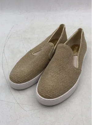 Michael Kors Women's Gold Low-Top Casual Slip-On Shoes - Size 8.5 M