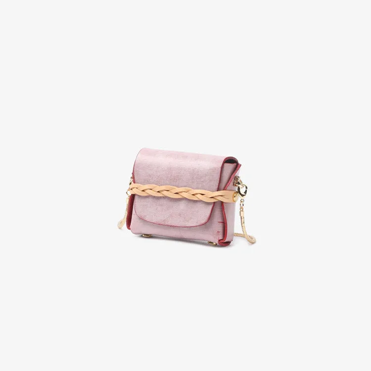 Mini Womens Leather Crossbody Bags Chain Purse Small Shoulder Bags for Women
