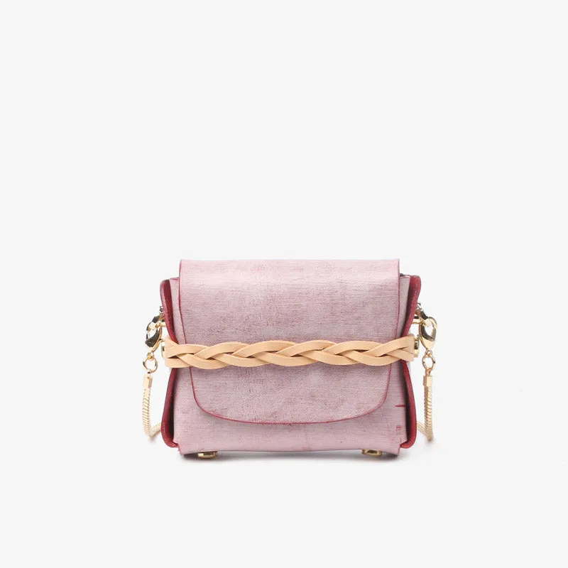 Mini Womens Leather Crossbody Bags Chain Purse Small Shoulder Bags for Women