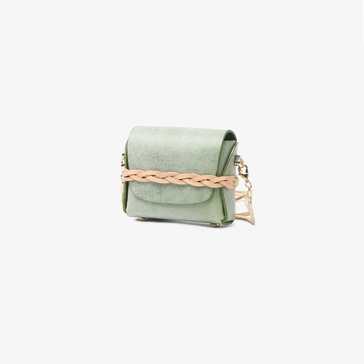 Mini Womens Leather Crossbody Bags Chain Purse Small Shoulder Bags for Women