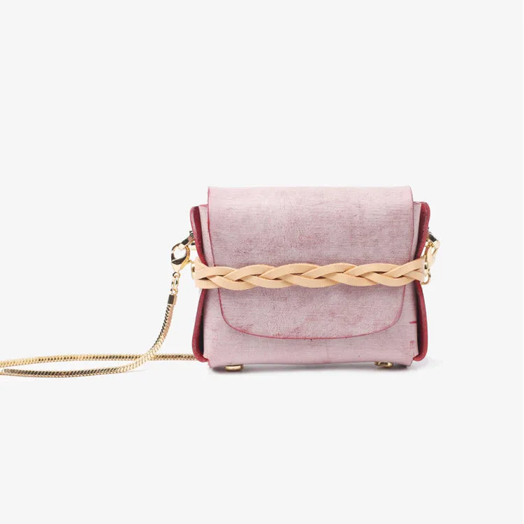 Mini Womens Leather Crossbody Bags Chain Purse Small Shoulder Bags for Women