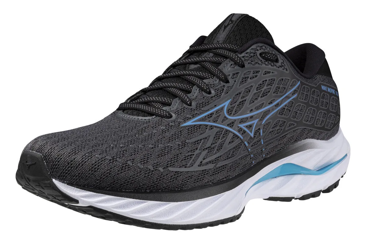 Mizuno Wave Inspire 20 2E Iron Gate/Parisian Blue/Black Mens