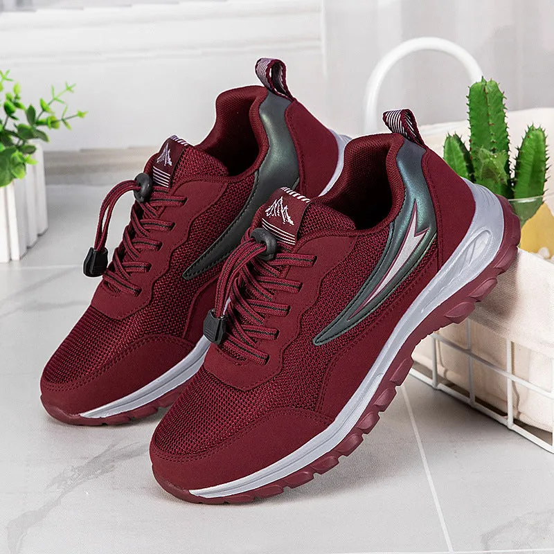 Nanccy Breathable Mesh Surface Lightweight Anti Slip Soft Sole Shoes