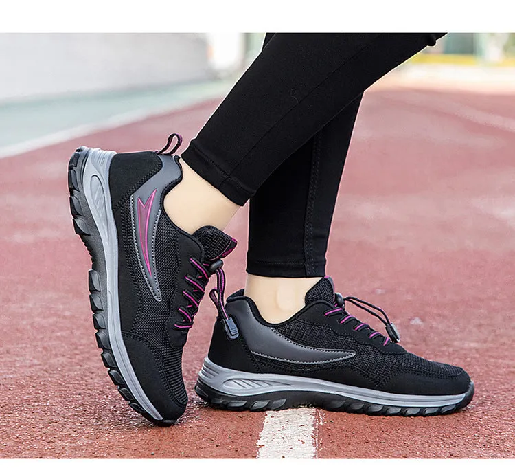 Nanccy Breathable Mesh Surface Lightweight Anti Slip Soft Sole Shoes