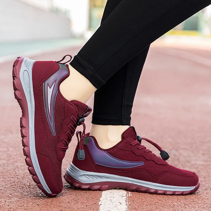 Nanccy Breathable Mesh Surface Lightweight Anti Slip Soft Sole Shoes