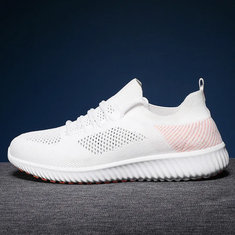 Nanccy Women Breathable Mesh Summer Lace-up Shoes