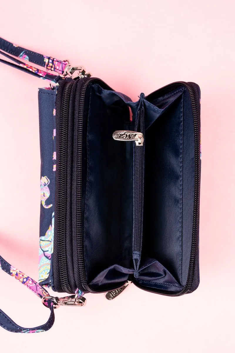 NGIL Thailand Tusks Crossbody Organizer Clutch