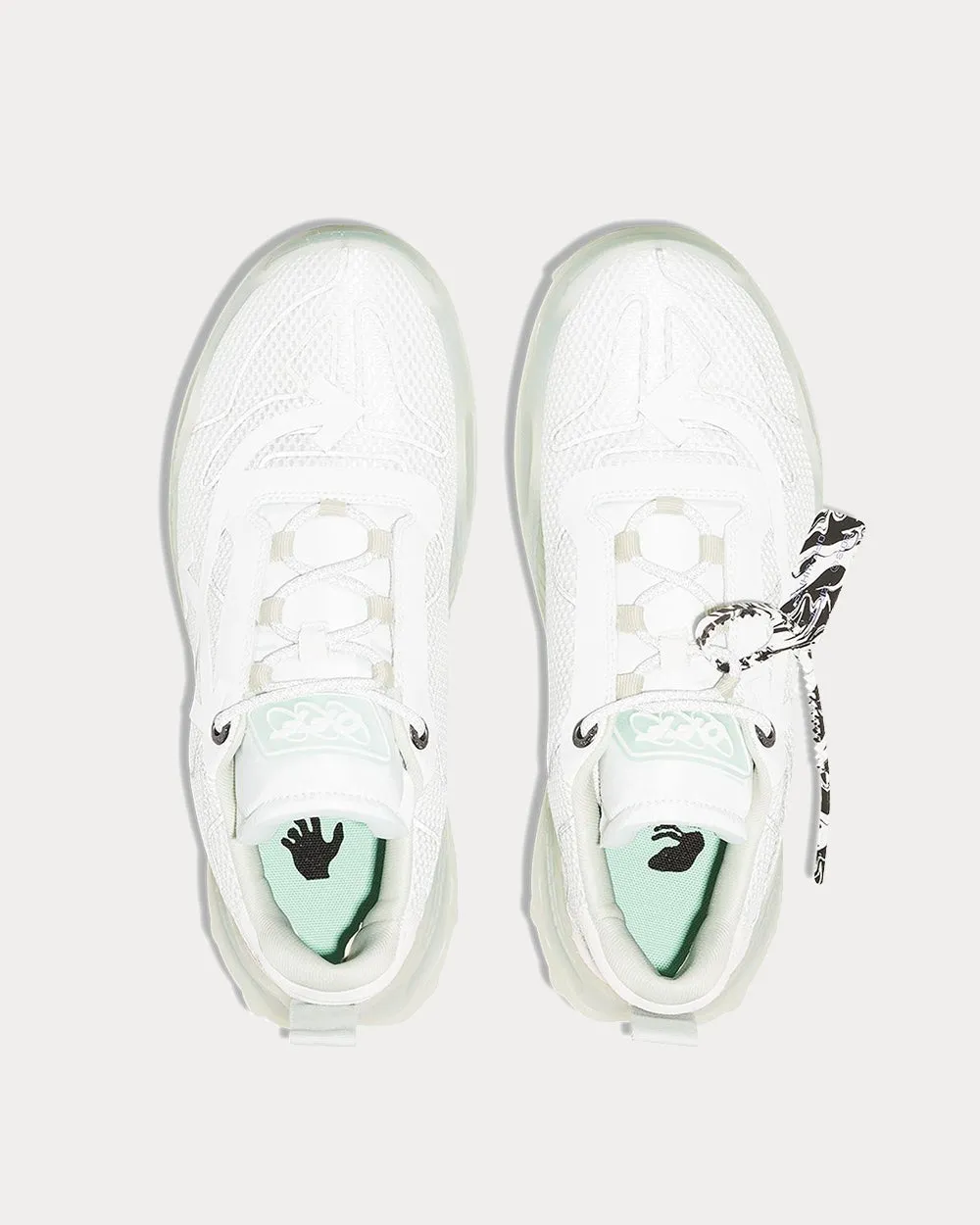 ODSY-1000 White Low Top Sneakers