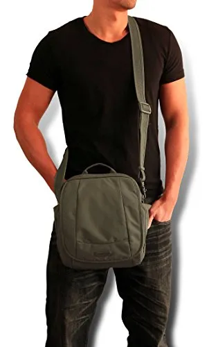 Pacsafe Metrosafe 200 Gii Shoulder Bag, Jungle Green