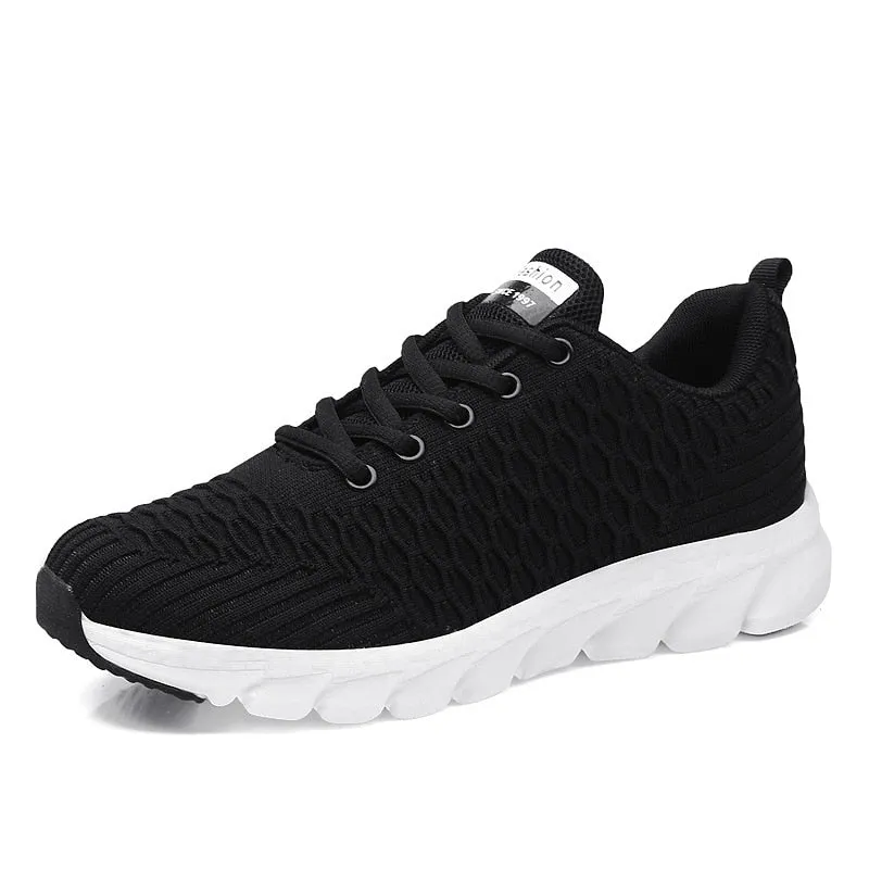 Purpdrank - Women's Sneakers Fashion Breathable Women Shoes Summer Walking Mesh Light Casual Sneaker Lace-Up Platform Female Footwear