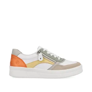 Remonte Ladies Multi Colour Lace Sneaker