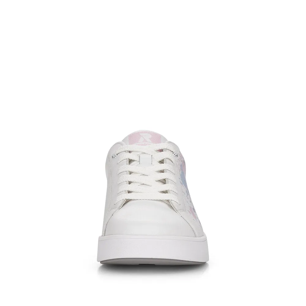 Rieker Ladies Flat Sole Lace Up Sneaker