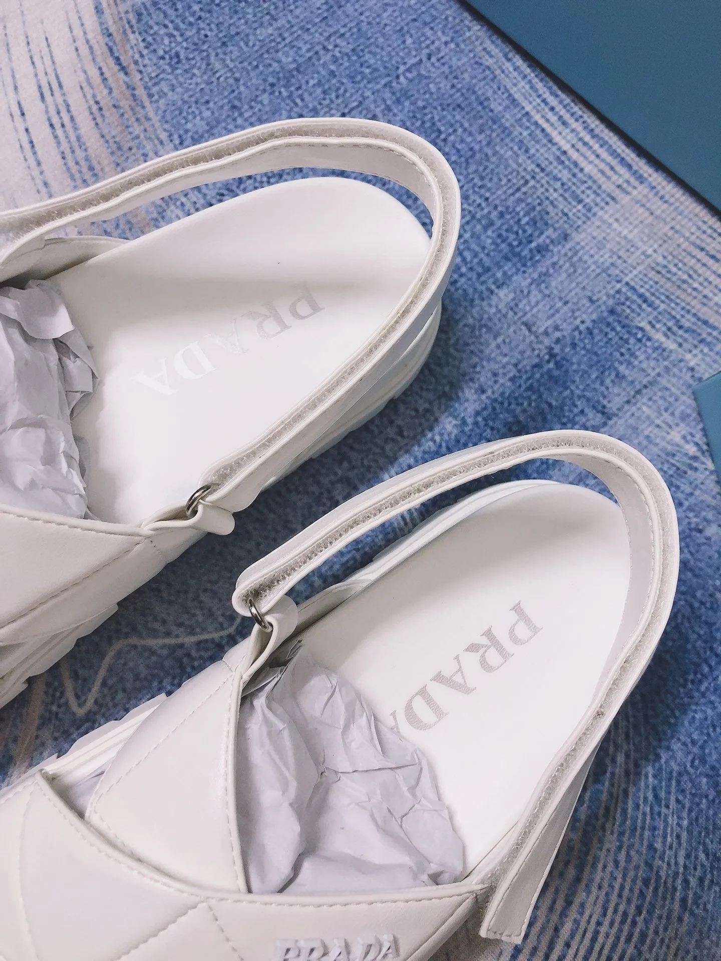 SE856 PD Quilted Nappa Leather Flatform Sandals / Size4-9