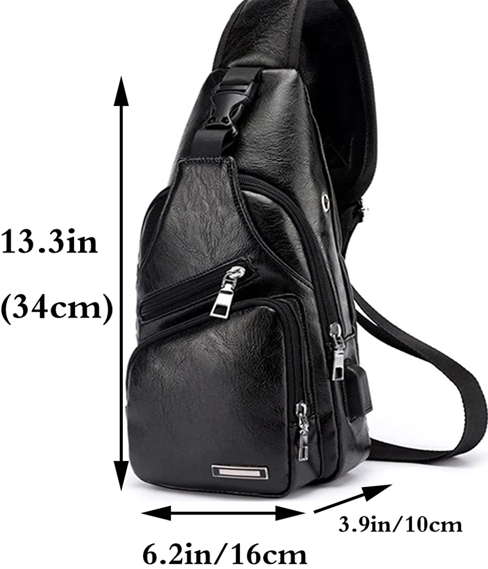 Sling Bags Small Chest Shoulder Crossbody Messenger Hiking Multipurpose Daypack Backpack