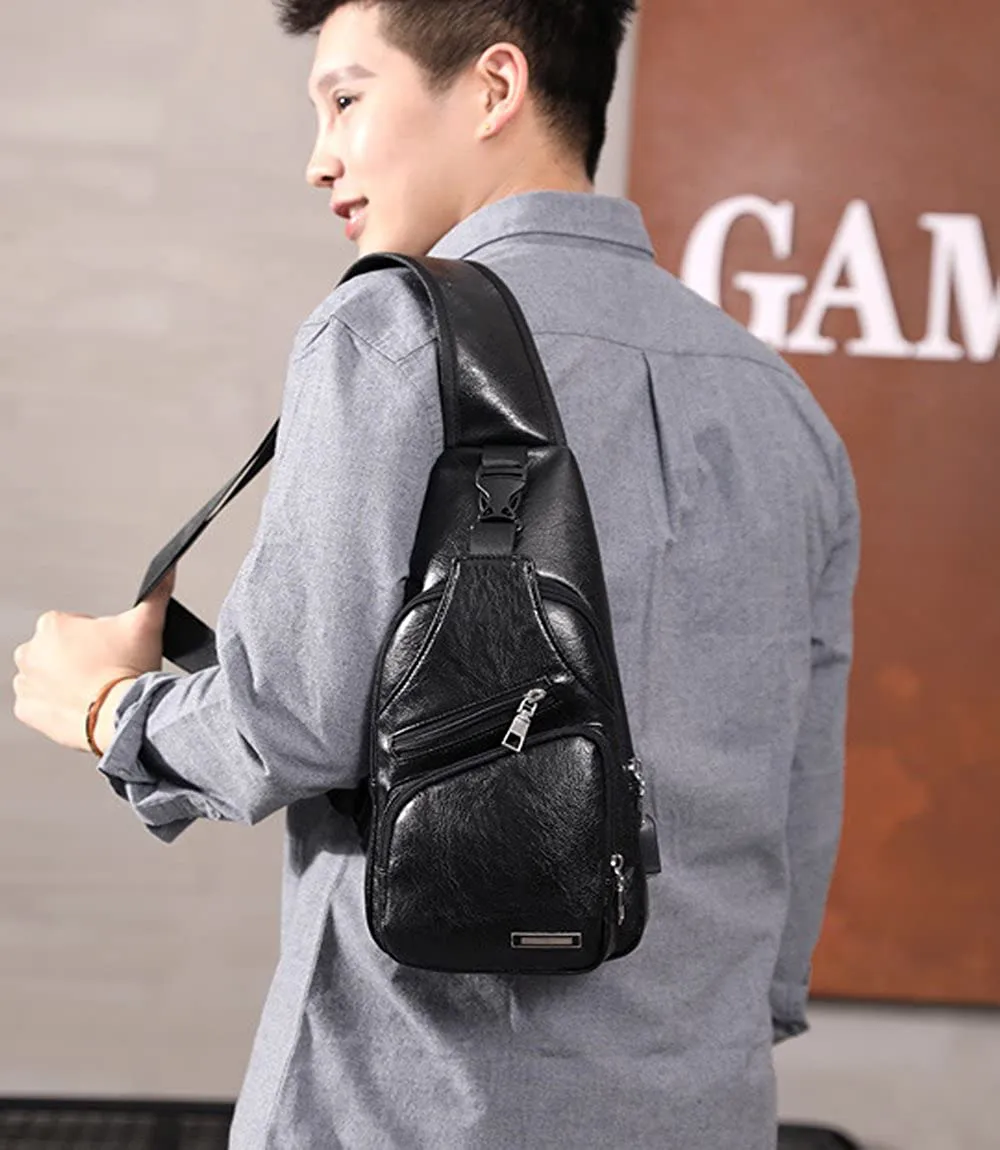 Sling Bags Small Chest Shoulder Crossbody Messenger Hiking Multipurpose Daypack Backpack