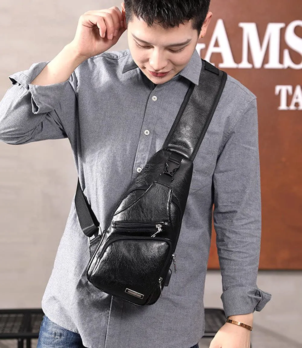 Sling Bags Small Chest Shoulder Crossbody Messenger Hiking Multipurpose Daypack Backpack
