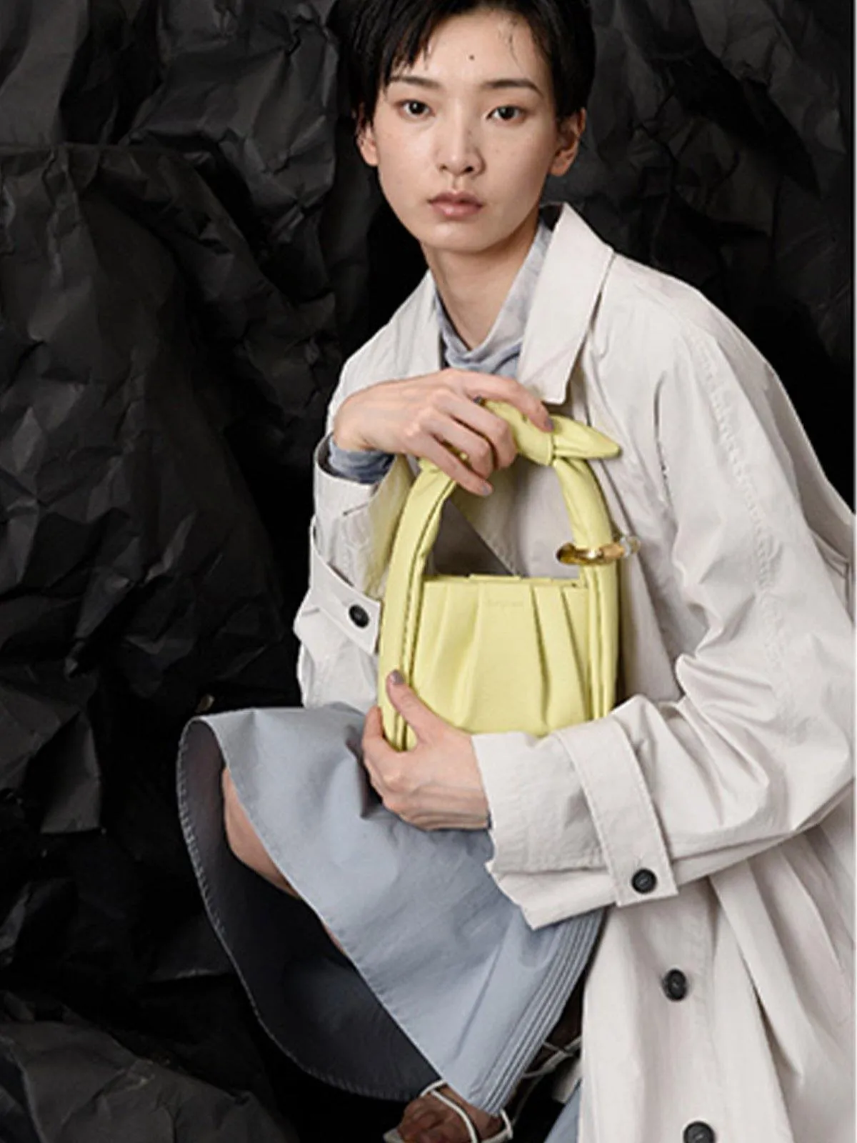Small Wonton Bag - Yellow