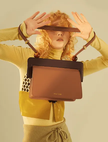 Star Town Amphibious Collection Brown Handbag