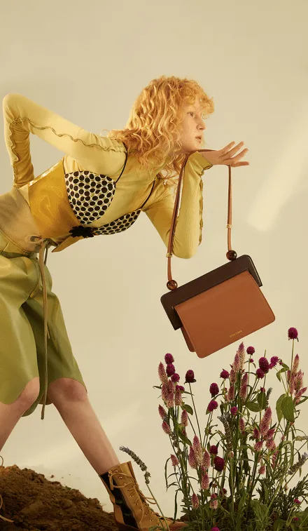 Star Town Amphibious Collection Brown Handbag