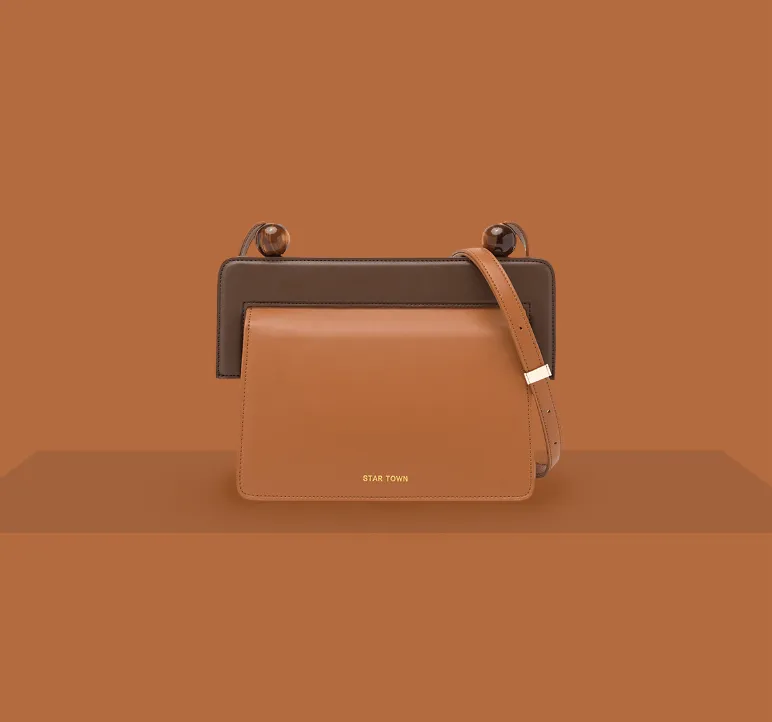 Star Town Amphibious Collection Brown Handbag