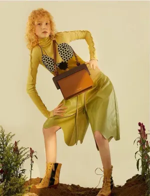 Star Town Amphibious Collection Brown Handbag