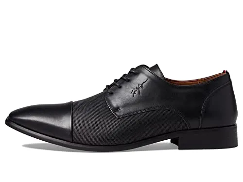 Tommy Hilfiger Men's Sheldon Oxford, Black 001, 9M