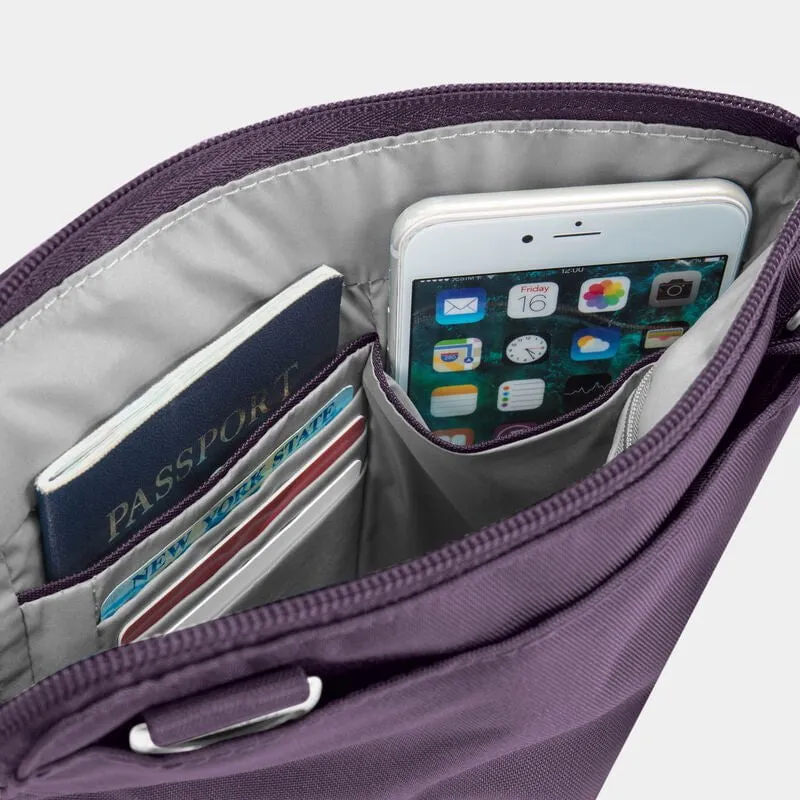 Travelon Anti-Theft Classic Slim Double Zip Crossbody