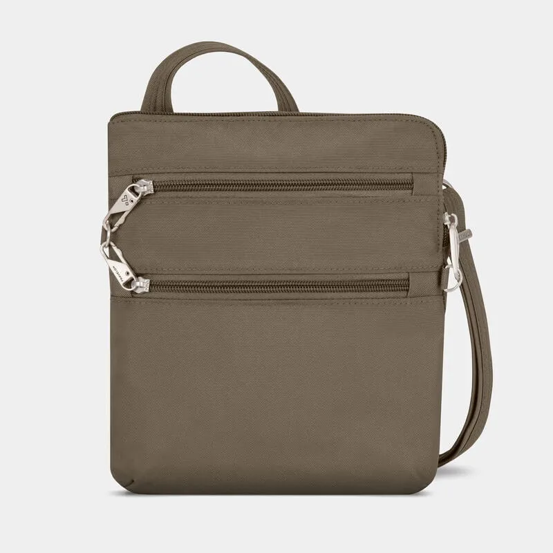 Travelon Anti-Theft Classic Slim Double Zip Crossbody