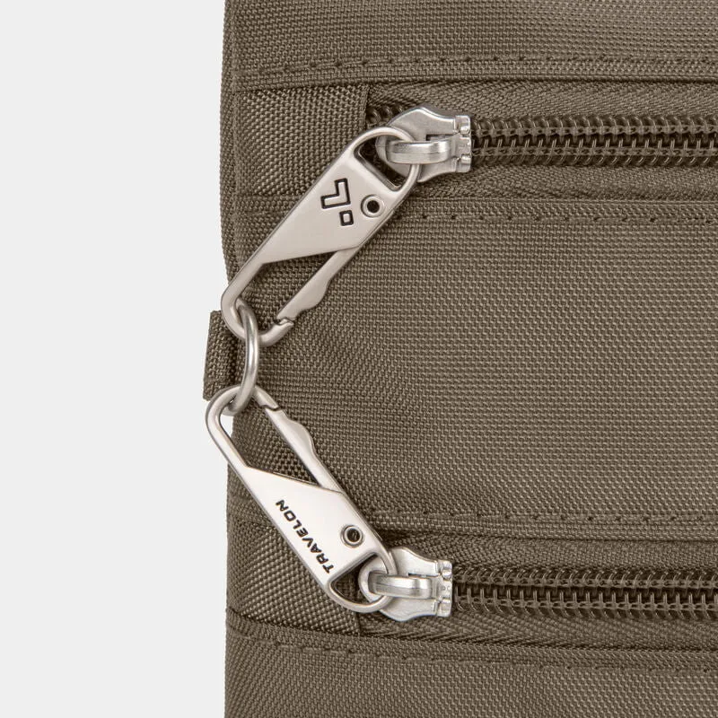 Travelon Anti-Theft Classic Slim Double Zip Crossbody