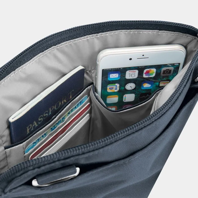 Travelon Anti-Theft Classic Slim Double Zip Crossbody