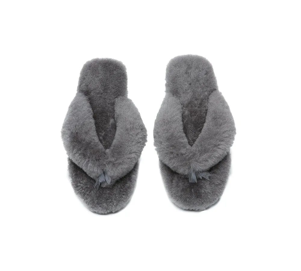 UGG Thongs Women Fluffy Slides Farah