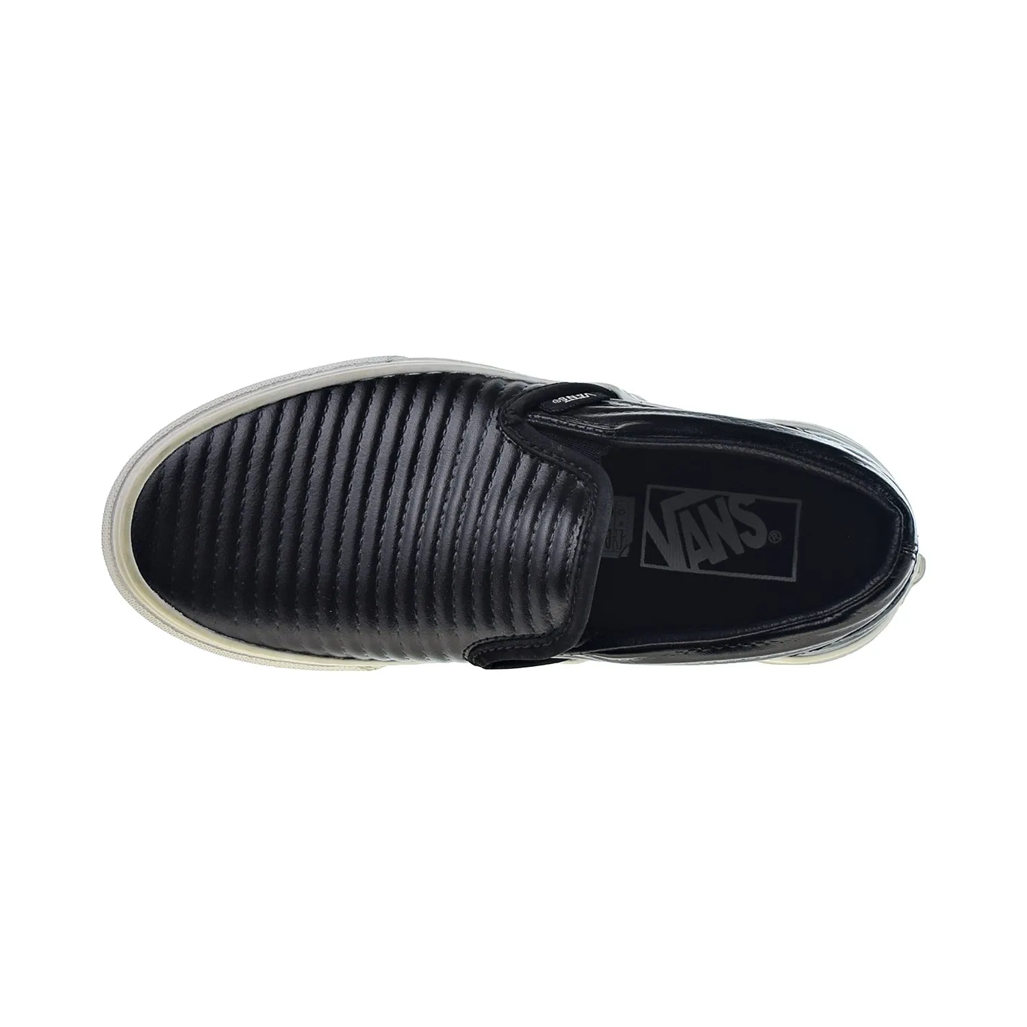 Vans Classic Slip-On "Moto Leather" Men's Shoes Black