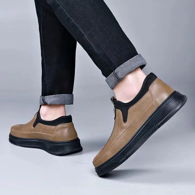 Winter Men's Non-slip Leather Casual Shoes