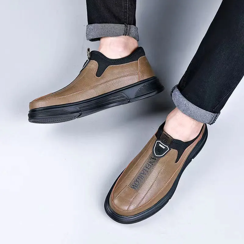 Winter Men's Non-slip Leather Casual Shoes