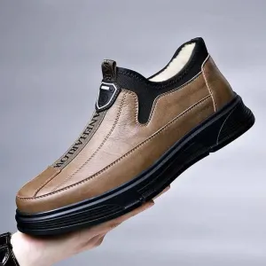 Winter Men's Non-slip Leather Casual Shoes