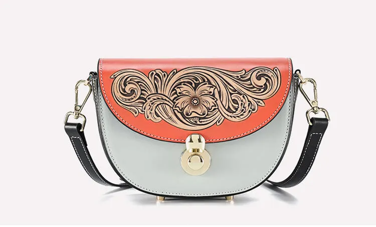 Womens Small Over The Shoulder Purse Genuine Leather Crossbody Bags