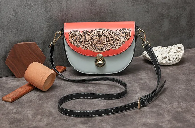 Womens Small Over The Shoulder Purse Genuine Leather Crossbody Bags