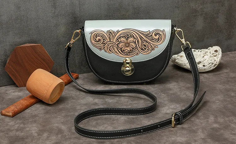 Womens Small Over The Shoulder Purse Genuine Leather Crossbody Bags