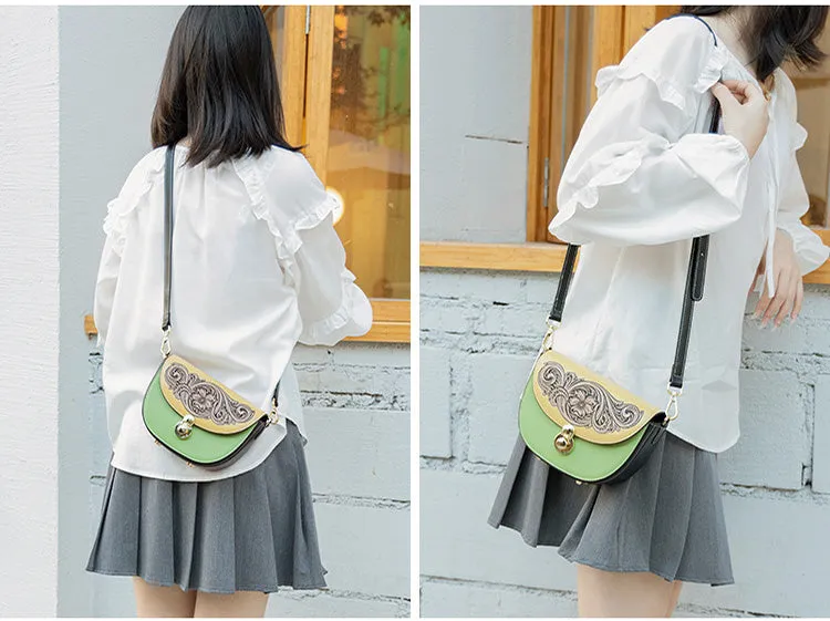 Womens Small Over The Shoulder Purse Genuine Leather Crossbody Bags