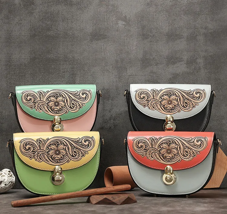 Womens Small Over The Shoulder Purse Genuine Leather Crossbody Bags