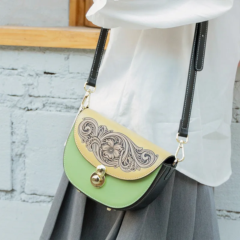 Womens Small Over The Shoulder Purse Genuine Leather Crossbody Bags