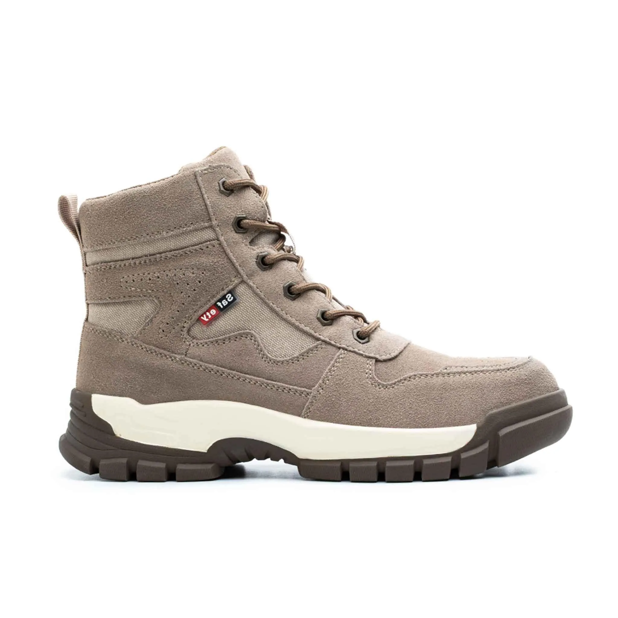 Women's Steel Toe Work Boots - Rubber Sole | B242