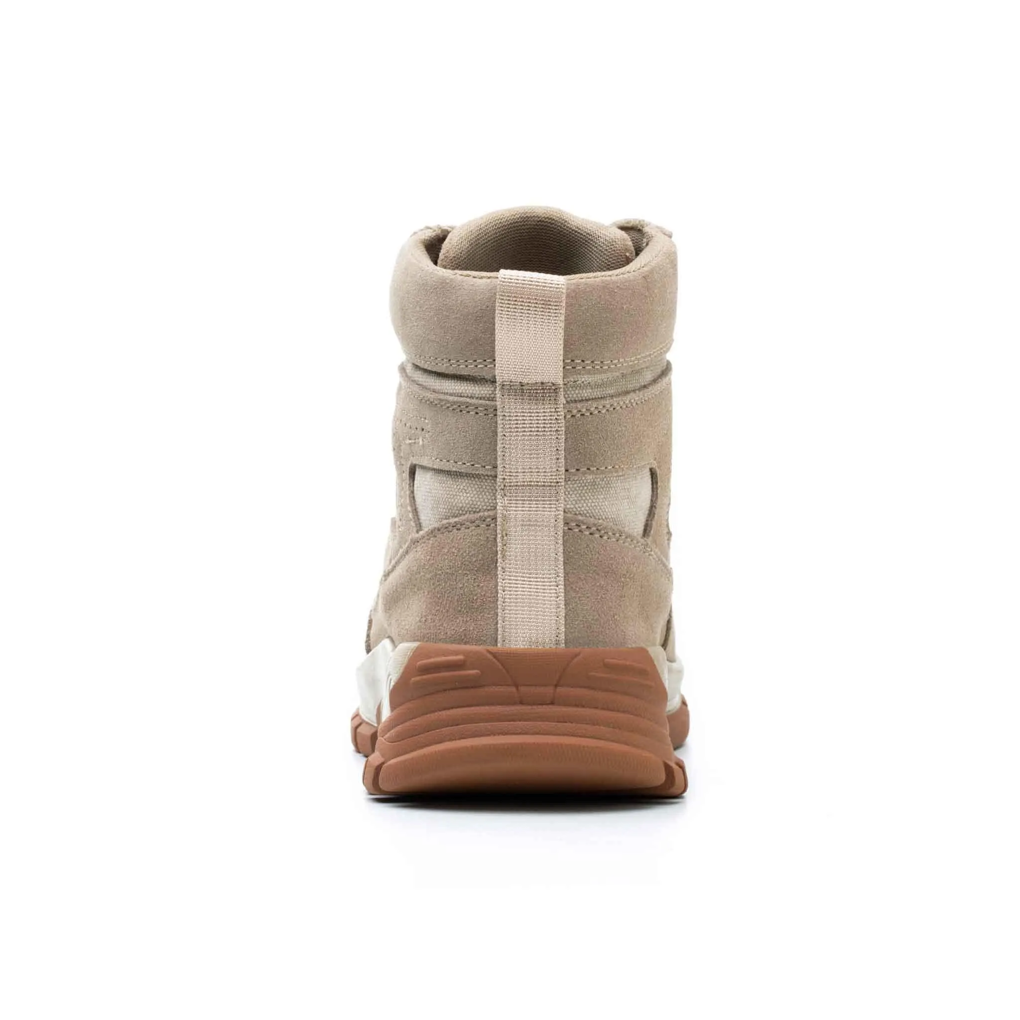 Women's Steel Toe Work Boots - Rubber Sole | B242